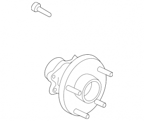 Front left hub Nissan 350z
