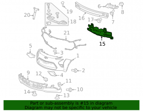 Chevrolet Bolt EV 22-23 Front Bumper Absorber