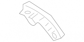 Front bumper mount, left inner, BMW X5 E70 07-10