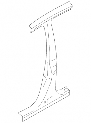 Left center pillar for Subaru Legacy 15-19
