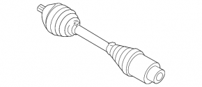 Front right half shaft drive for Audi Q3 15-18 FWD