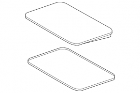 Toyota Rav4 13-18 hatch glass