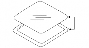 Subaru Forester 14-18 SJ sunroof glass