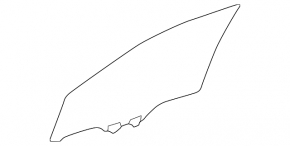 Front right door glass for a Lexus RX 23-26 Japan-built