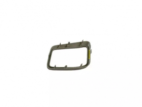 Jeep Grand Cherokee WK2 16-22 radiator grille inserts, 7-piece set, gray