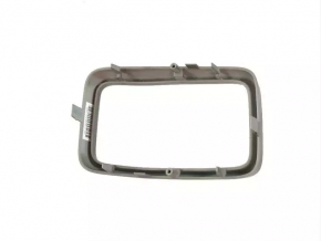 Jeep Grand Cherokee WK2 16-22 radiator grille inserts, 7-piece set, gray