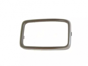 Jeep Grand Cherokee WK2 16-22 radiator grille inserts, 7-piece set, gray