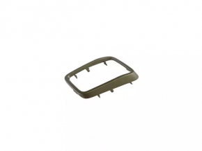 Jeep Grand Cherokee WK2 16-22 radiator grille inserts, 7-piece set, gray