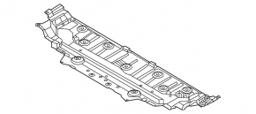 Front center underbody protection for Nissan Ariya 23-25