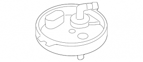 Fuel tank flange with pressure regulator Audi Q7 4L 10-15