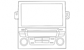 Monitor, display, navigation Subaru Outback 10-14