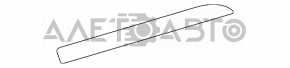 Upper rear right side window trim for Mercedes X164 GL