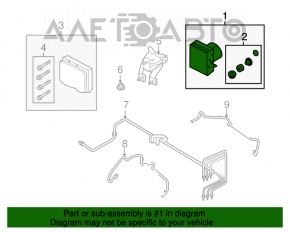 ABS ABS Ford Flex 09-12 prerest