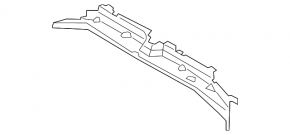 Upper radiator deflector Ford Fiesta 14-19 1.6