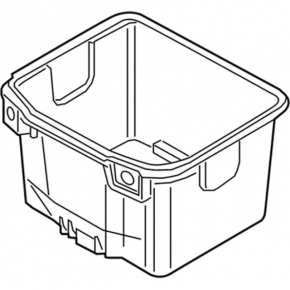 Battery tray Mustang mk6 15 - crack