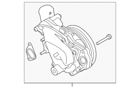 Water pump Land Rover Range Rover 13-21 3.0, 5.0