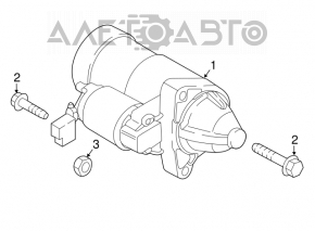 Starter Mazda CX-9 16-