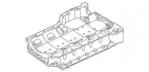 Oil pan for VW Beetle 12-14 2.5 CBUA