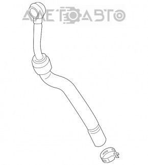 Cooling pipe intake Mini Cooper Clubman R55 07-14 1.6 turbo