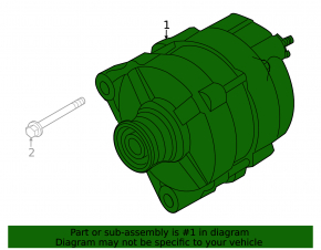 Generator Nissan Rogue 21-22 2.5