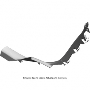 Cadillac CTS 14-19 beige inner rear right door sill plate