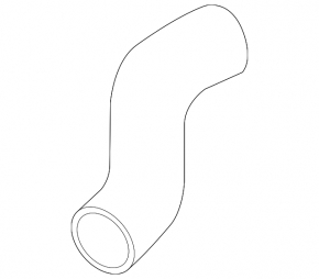 Air pipe right lower Hyundai Sonata 11-14 2.0