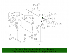Engine Oil Temperature Sensor Hyundai Azera 12-17 3.3