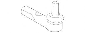 Steering tip right Lexus GX470 03-09 CTR