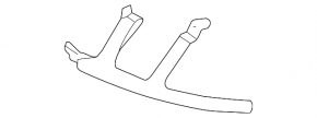 Front bumper trim lower left Lexus LX 03-07 outer