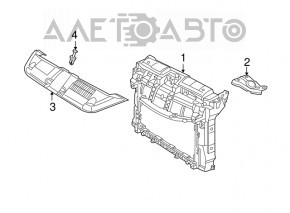 TV panel radiator VW Beetle 12-19 fractures