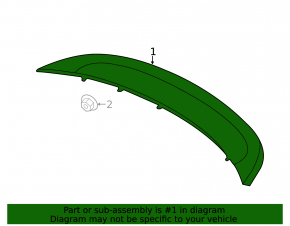 VW Beetle 12-19 Tailgate Spoiler