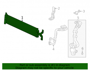 Radiator cooling oil VW Tiguan 18-