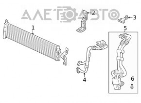 VW Tiguan 18-24 oil cooler radiator honeycombs