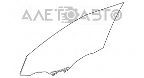 Toyota Highlander 20-25 front right door glass