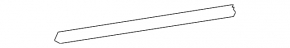Inner door glass seal, front left, Nissan Murano z52 15-24