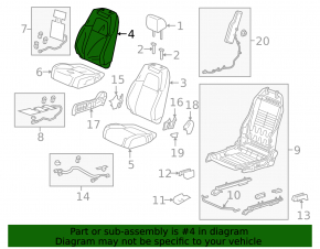 Passenger seat Honda CRV 17-22 without airbag, mechanical, cloth gray