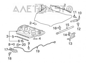 GMC Terrain 10-17 Hood Insulation
