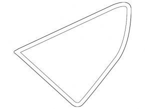 Rear right blind glass window Hyundai Santa FE 19-23