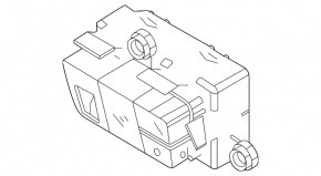Kia K5 21-24 black left front panel button block