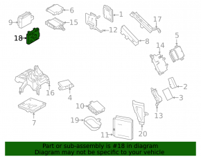 Home link bracket Porsche Macan 15-
