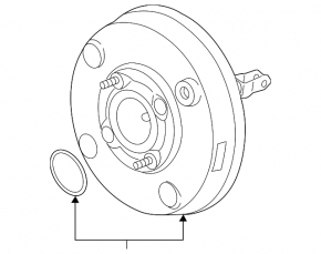 Vacuum Booster Nissan Versa Note 13-19