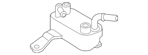 Gearbox cooler Ford Ecosport 18-21 1.0T on gearbox