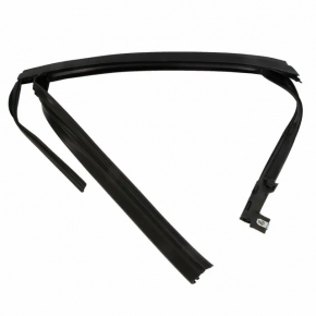 Upper rear left door molding for Ford Fusion mk5 17-20 matte with glass seal