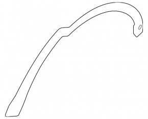 Jaguar E-Pace 18-25 front left fender arch lining
