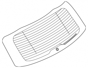Rear glass of the tailgate Ford Escape MK4 20-20