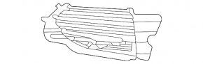 Front bumper grille left Jaguar F-Pace 17-25 R-Dynamic