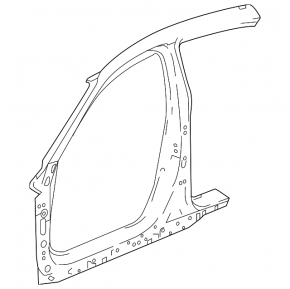 Honda Accord 18-22 right center pillar