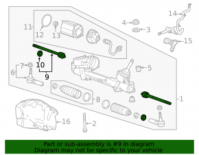 Steering rod right Chevrolet Impala 14-20 CTR