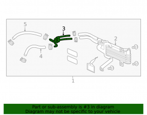 Cooling pipes of automatic transmission Honda Accord 13-15 pre-restoration 3.5