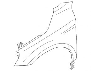 Front right fender Volvo XC60 10-17